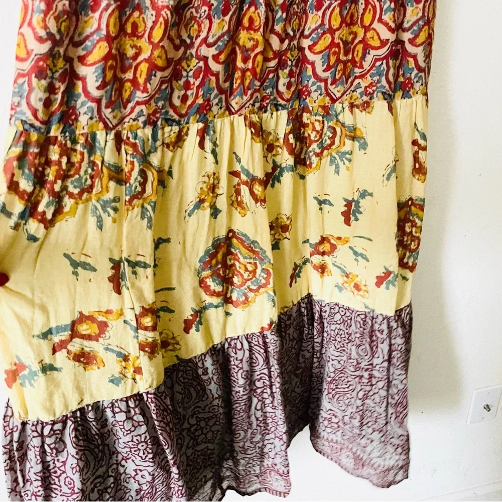 NWT MAISON HOTEL SMALL Eugenie sleeveless patchwork maxi dress in Mullumbimby - Picture 8 of 9